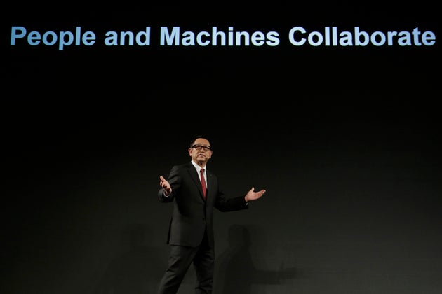 <span class='image-component__caption' itemprop="caption">Akio Toyoda, president of Toyota Motor Corp.,&nbsp;speaks during a news conference in Tokyo, Japan on Nov. 6, 2015.</span>