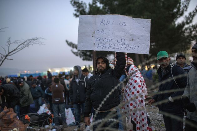 <span class='image-component__caption' itemprop="caption">Macedonia, Serbia, Croatia and Slovenia have stopped admitting anyone not coming from the most war-torn countries.</span>