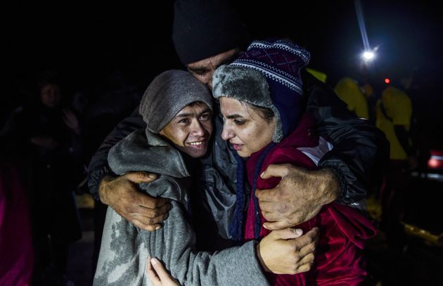 <span class='image-component__caption' itemprop="caption">Refugees continue to reach the Greek island of Lesbos by sea.</span>