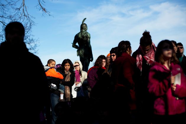 <span class='image-component__caption' itemprop="caption">Between 700 and 1200 people are expected to gather in Plymouth for the "National Day of Mourning" on Thanksgiving to tell the story of their people and discuss the issues affecting the Native American community today.</span>