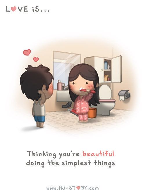 Husband's Illustrations For Wife Capture Love At Its Simplest 56d772701500002a000b11e7