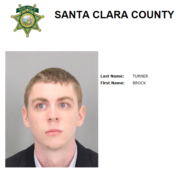 This Is Brock Turner's Mugshot The Huffington Post