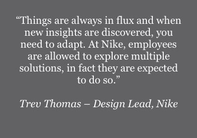 Quote - Trev Thomas, Design Lead, Nike
