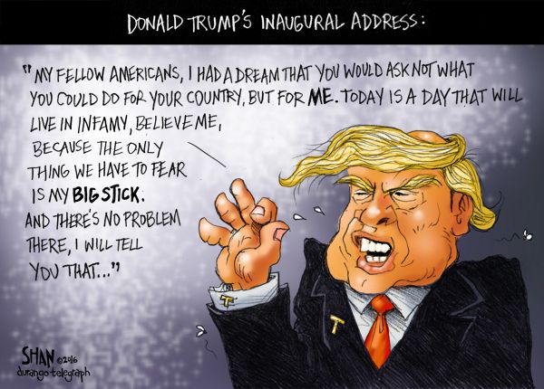 Image result for trump's inaugural address