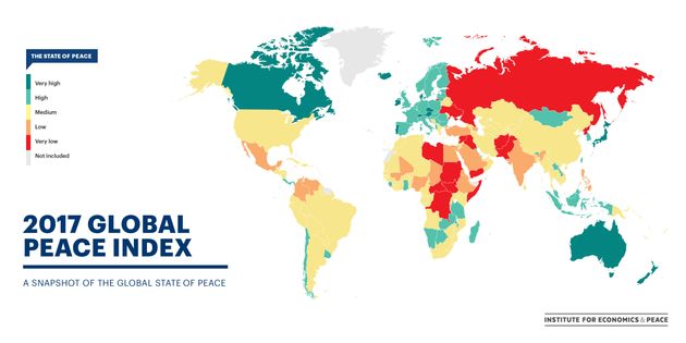 IEP
A global snapshot of the global state of peace