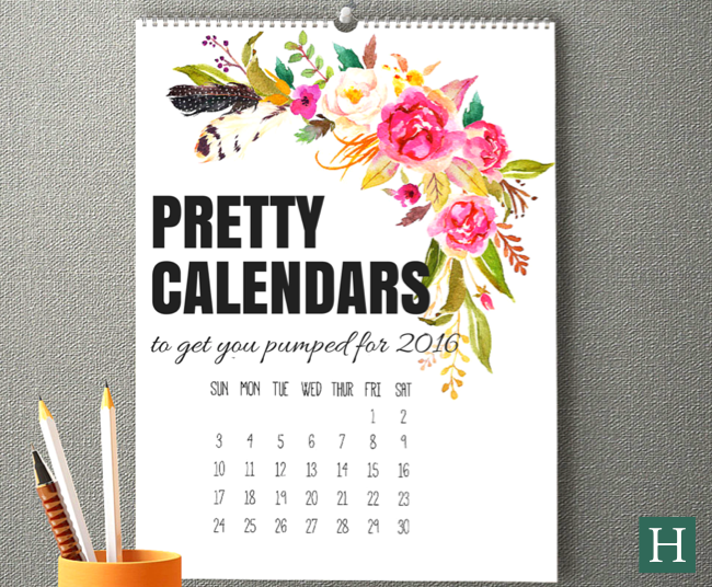 19 Pretty Calendars To Get You Pumped For The New Year | HuffPost