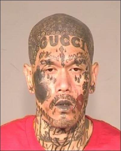 Facial gang tattoos Facial gang tattoos