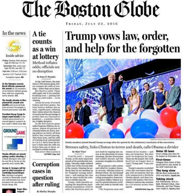 How Newspapers Responded To Donald Trump s Historic Night HuffPost