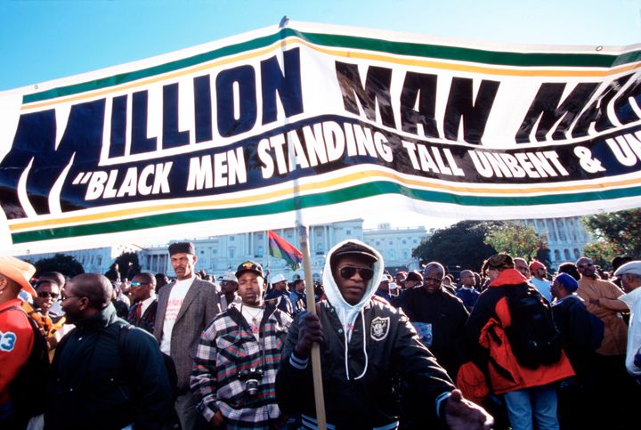 14 Striking Images From The Historic 1995 'Million Man March' | HuffPost