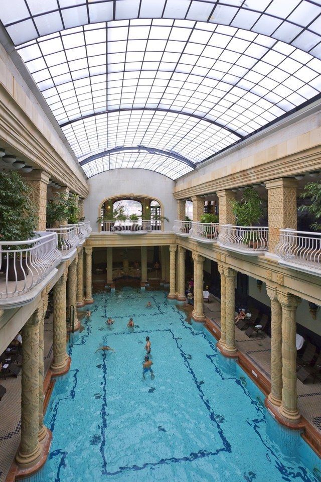 a big swimming pool