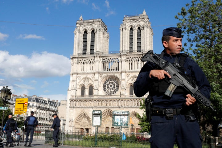 Notre Dame attacker shouted 'this is for Syria' before being shot