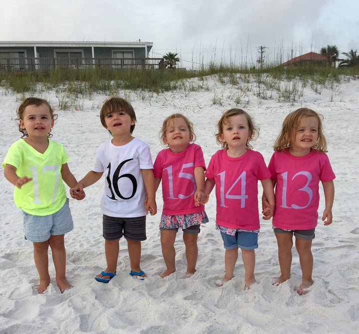 Annabelle Rose Photography Roussel said her family calls the five kids conceived in the month after her father's death the "Frederick Five."