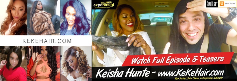 Huffinton Post Feature: Marcin Migdal rides with Keisha Hunte; Womanpreneur, Hair Stylist, Salon Owner of KEKE Hair.