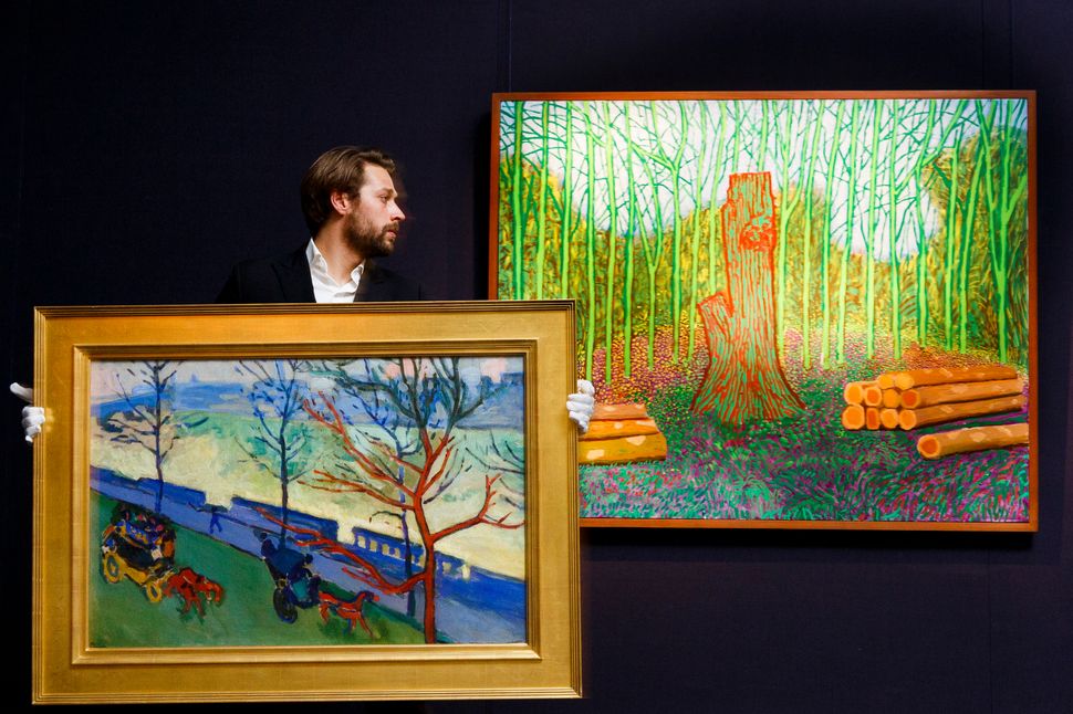 david hockney most expensive artwork