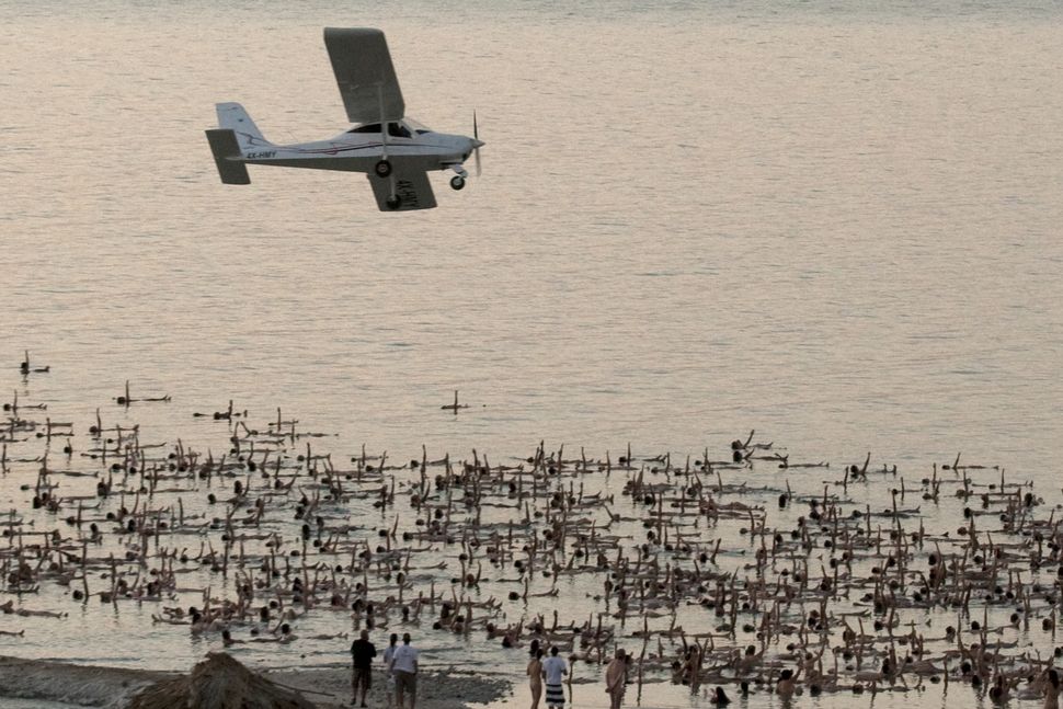 1,200 Israelis Posed Nude At The Dead Sea -- Which, Five 