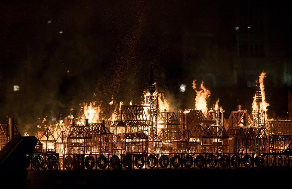 Great Fire Of London Replica Set On Fire In 'Watch It Burn' Spectacular