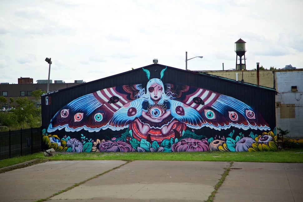 Dozens Of Artists Filled A Detroit Neighborhood With Larger-Than-Life ...