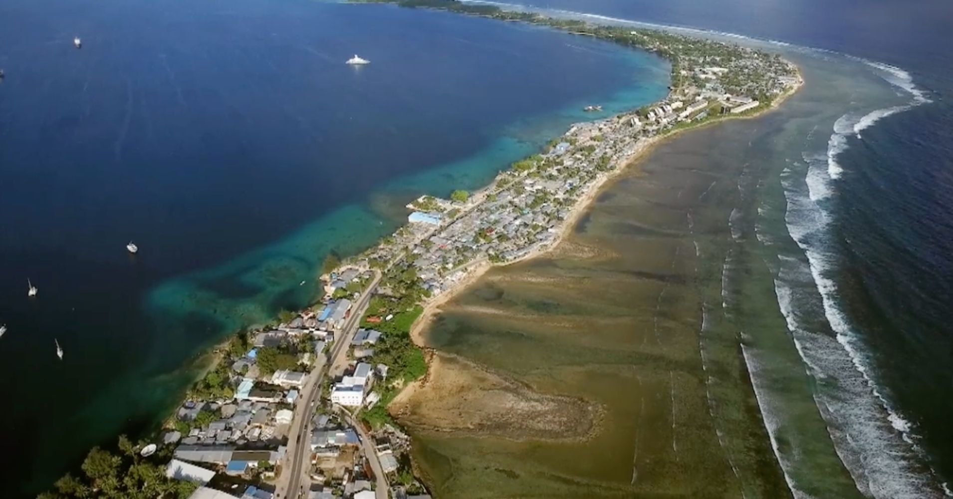 Drone Footage Shows The Harsh Reality Of Rising Sea Levels | HuffPost