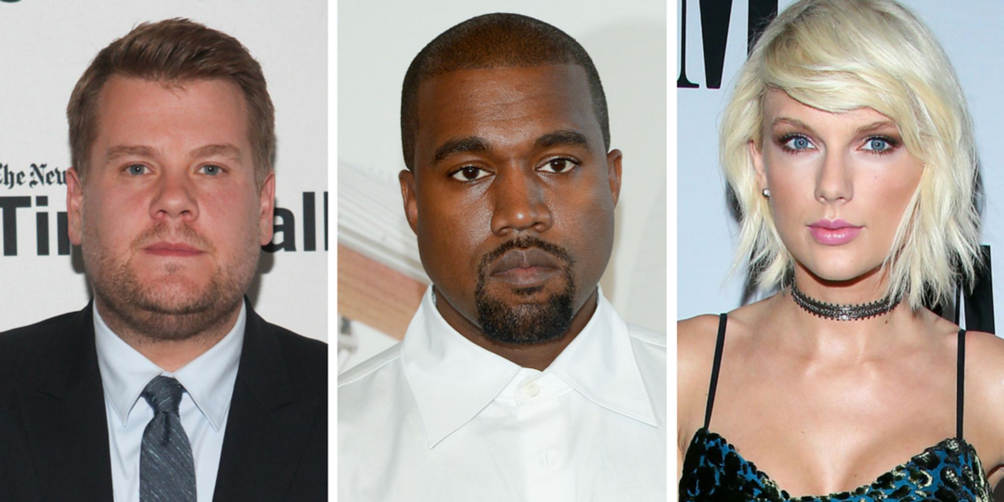 James Corden Hilariously Inserts Himself Into The Kim K, Kanye And Taylor Swift Narrative