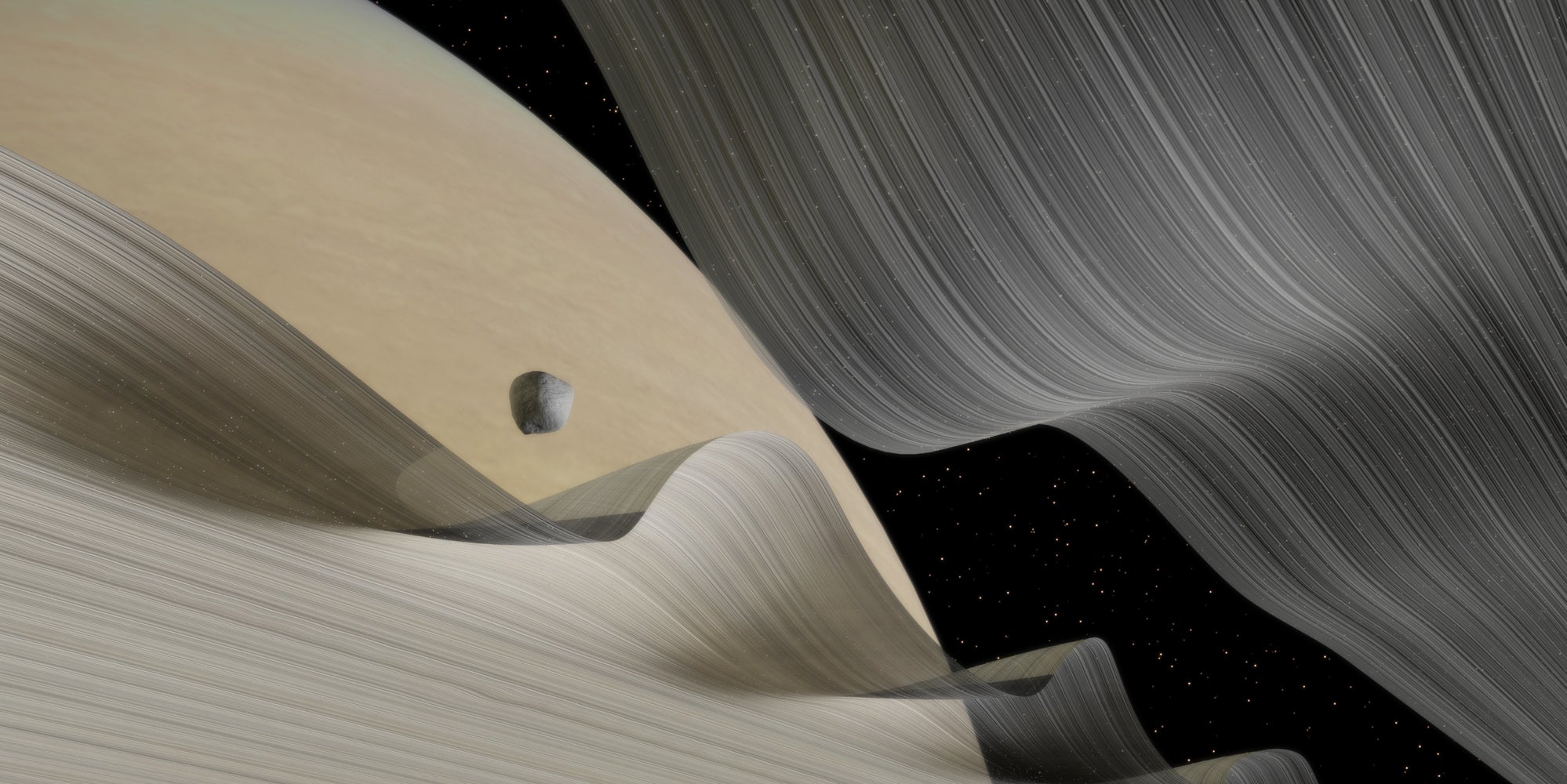 NASA Pictures Of Saturn's Rings Show How Moon Actually Makes Them ...