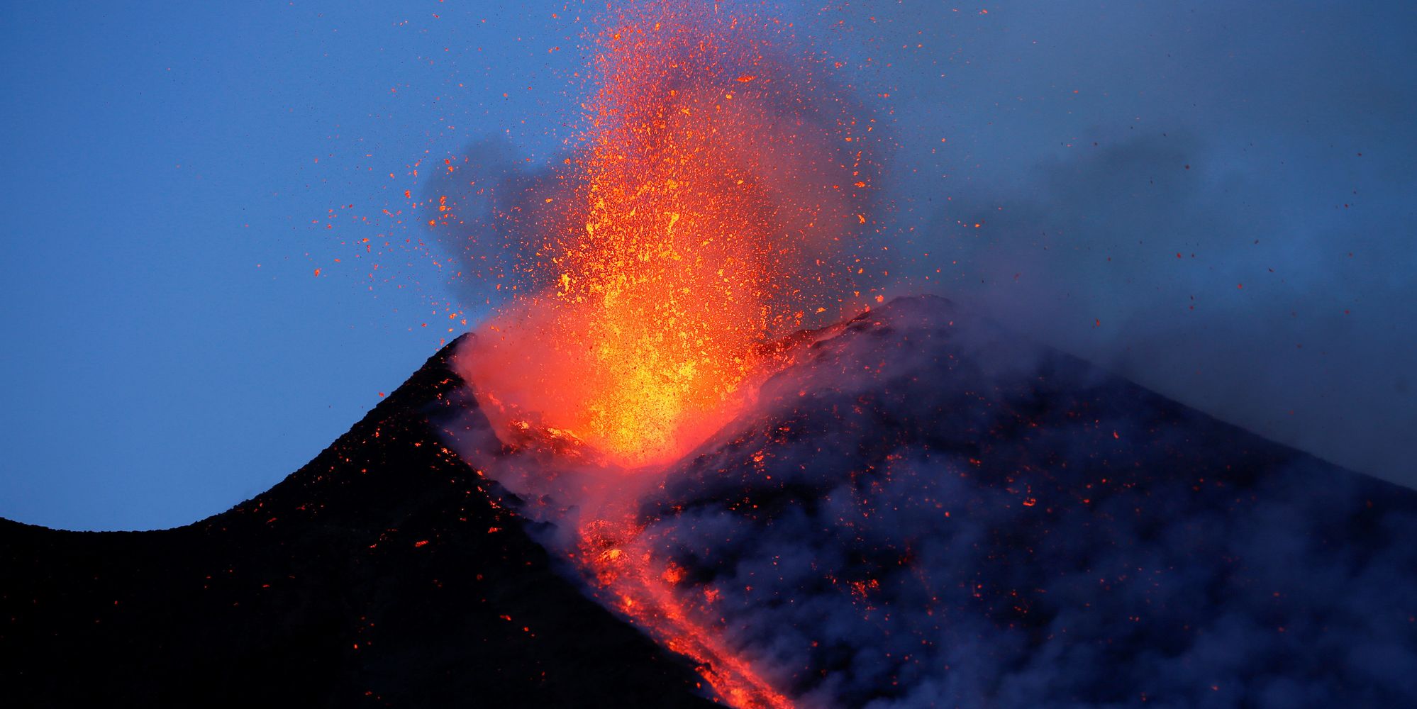 BBC Crew Caught In Mount Etna Explosion | HuffPost UK