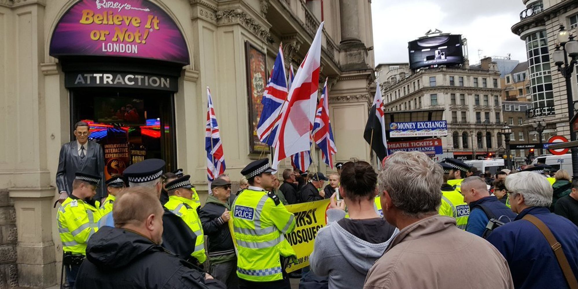March Against Racism Demo Attracts Thousands, Including Britain First ...
