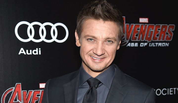Actor Jeremy Renner told Playboy magazine he laughs off rumors that he's gay. Photo by Dimitrios Kambouris/Getty Images