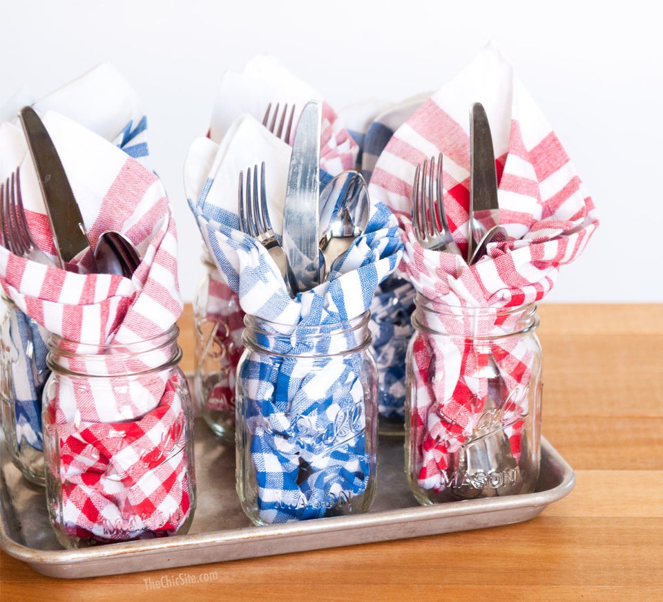 Turn them into individual place settings.