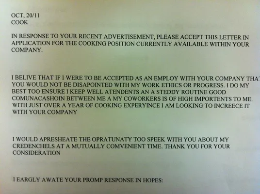 21 Funny Resumes Cover Letters Photos Huffpost Entertainment