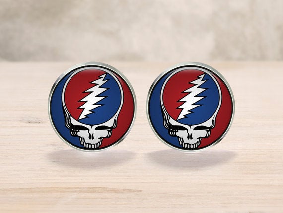 Grateful Dead Steal Your Face Cufflinks