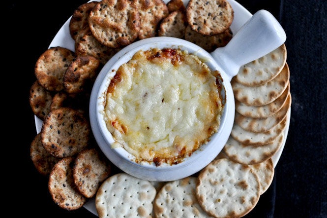 Cheesy Roasted Red Pepper Dip