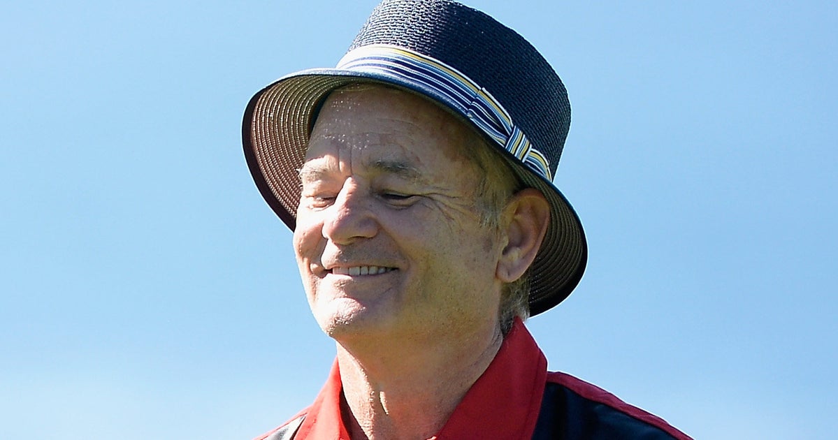 Билл Мюррей на улице