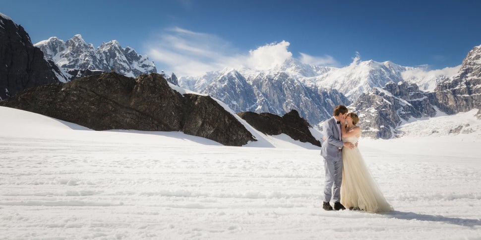 Lindsay Langer and John Derosa in Denali National Park.