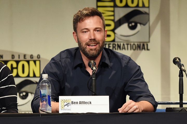SAN DIEGO, CA - JULY 11: Actor Ben Affleck from 'Batman v. Superman: Dawn of Justice' attends the Warner Bros. presentation during Comic-Con International 2015 at the San Diego Convention Center on July 11, 2015 in San Diego, California. (Photo by Kevin Winter/Getty Images)