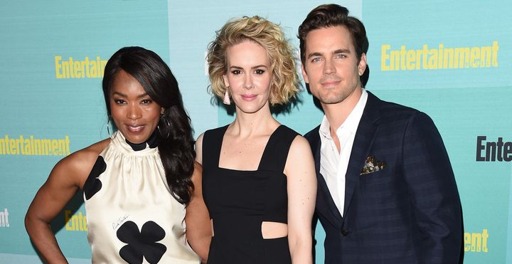 SAN DIEGO, CA - JULY 11: (L-R) Actors Angela Bassett, Sarah Paulson and Matt Bomer attend Entertainment Weekly's Comic-Con 2015 Party sponsored by HBO, Honda, Bud Light Lime and Bud Light Ritas at FLOAT at The Hard Rock Hotel on July 11, 2015 in San Diego, California. (Photo by Jason Merritt/Getty Images for Entertainment Weekly)