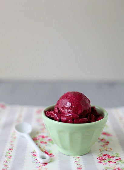 Black Raspberry Frozen Yogurt