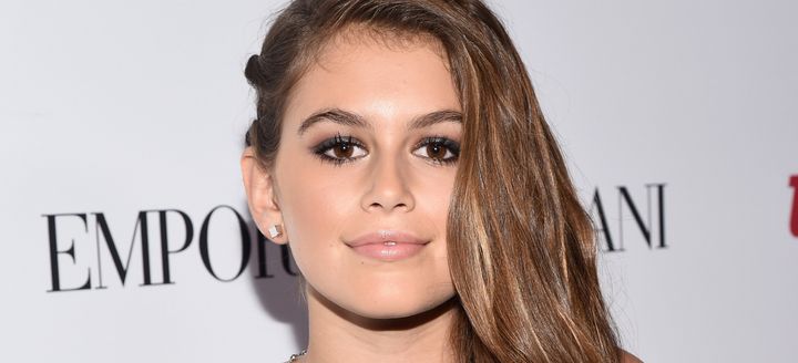 BEVERLY HILLS, CA - SEPTEMBER 26: Kaia Gerber attends the 12th Annual Teen Vogue Young Hollywood Party with Emporio Armani on September 26, 2014 in Beverly Hills, California. (Photo by Michael Buckner/Getty Images for Teen Vogue)