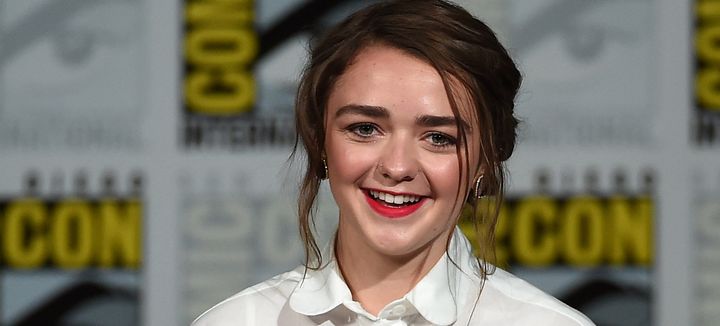 SAN DIEGO, CA - JULY 11: Actress Maisie Williams arrives at the TV Guide Magazine: Fan Favorites panel during Comic-Con International 2015 at the San Diego Convention Center on July 11, 2015 in San Diego, California. (Photo by Ethan Miller/Getty Images)