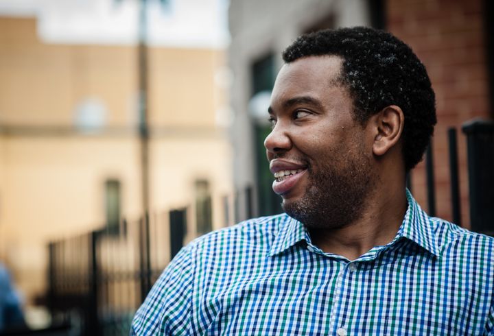 WASHINGTON, DC -- JUNE 13: Ta-Nehisi Coates, National Correspondent for The Atlantic Magazine, wrote the cover piece about reparations in this month's issue... (photo by Andre Chung for The Washington Post via Getty Images)