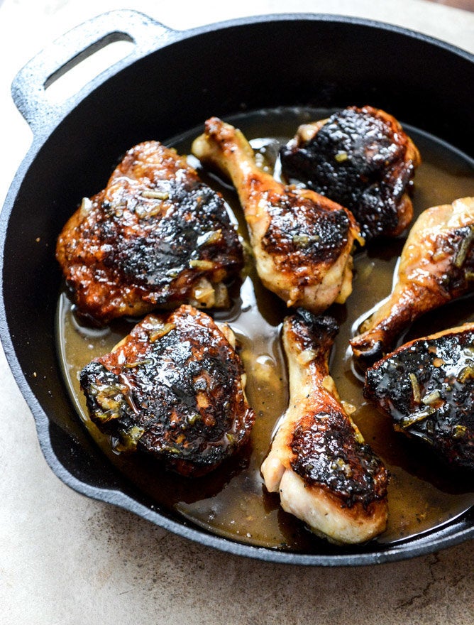 Beer Glazed Citrus Chicken