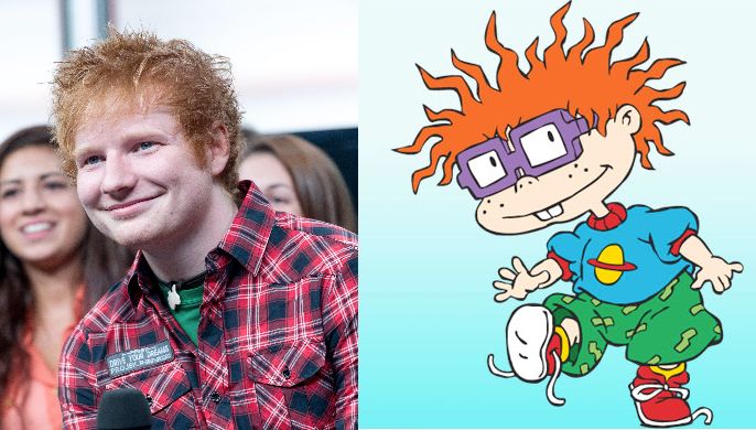 Ed Sheeran / Chuckie Finster, 'Rugrats'
