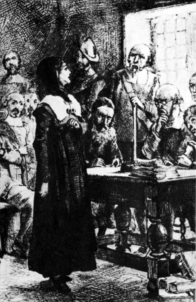 Anne Hutchinson On Trial, Circa 1637