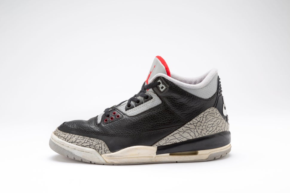 Nike. Air Jordan III, 1988. Kosow Sneaker Museum (Electric Purple Chameleon, LLC).