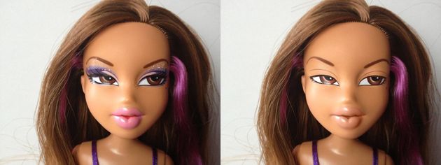 Jeg spiser morgenmad sol Afskedigelse Barbie Without Makeup Pictures Are Mildly Reassuring But Still A Little  Scary | HuffPost Women