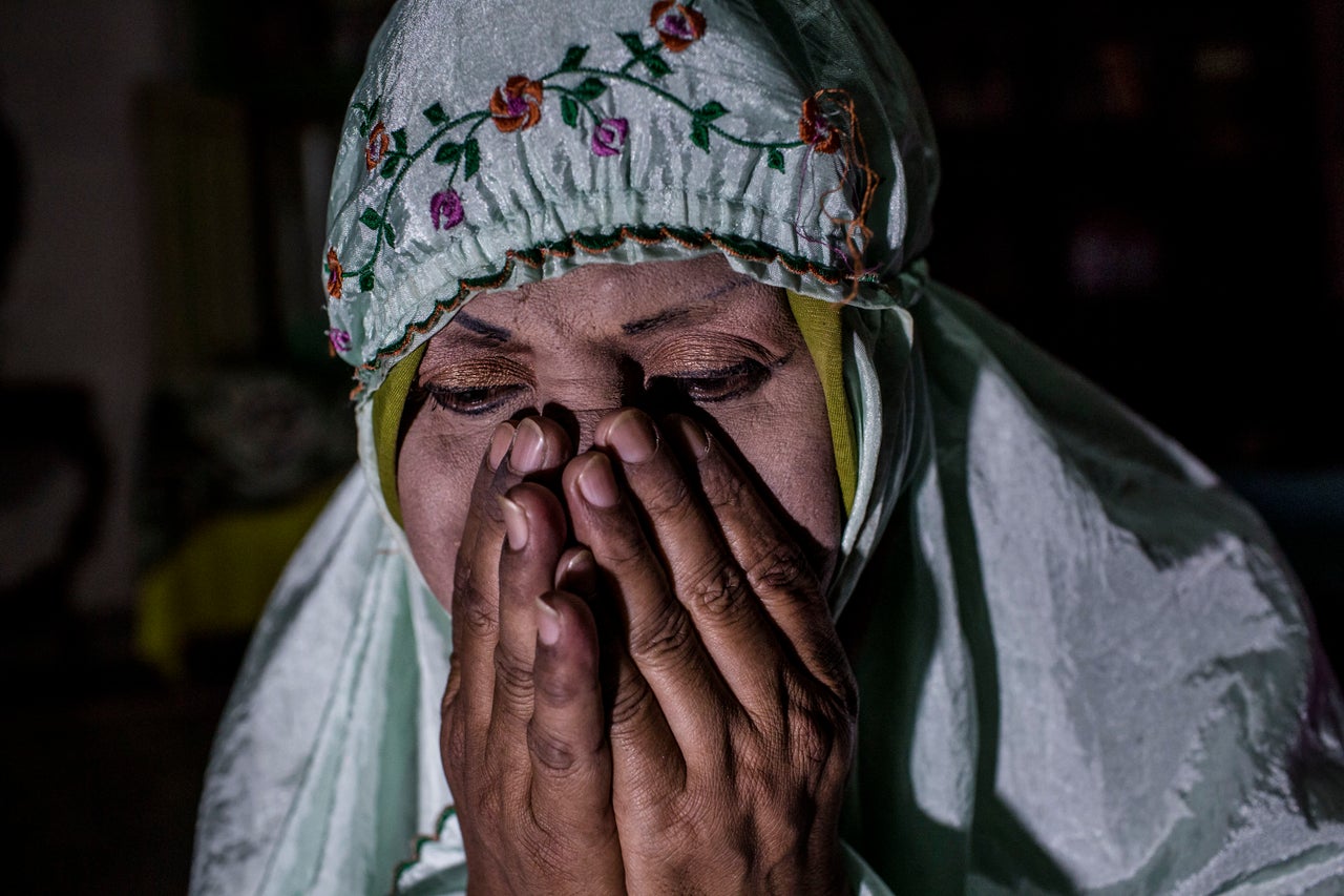 YOGYAKARTA, INDONESIA - JULY 08: Shinta Ratri, a leader of a Pesantren boarding school, Al-Fatah, for transgender people known as 'waria' prays during Ramadan on July 08, 2015 in Yogyakarta, Indonesia. During the holy month of Ramadan the 'waria' community gather to break the fast and pray together. 'Waria' is a term derived from the words 'wanita' (woman) and 'pria' (man). The Koran school Al-Fatah was set back last year's by Shinta Ratri at her house as a place for waria to pray, after their first founder Maryani died. The school operates every Sunday. Islam strictly segregates men from women when praying, leaving no-where for 'the third sex' waria to pray before now. (Photo by Ulet Ifansasti/Getty Images)