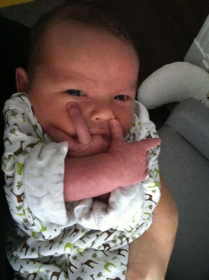 Babies Throwin Up Gang Signs Photos Huffpost Life