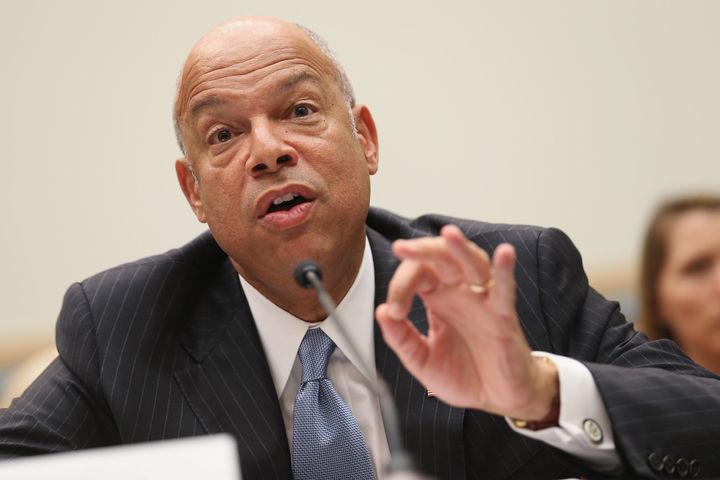 WASHINGTON, DC - JULY 14: U.S. Homeland Security Secretary Jeh Johnson testifies before the House Judiciary Committee about oversight of the department July 14, 2015 in Washington, DC. Johnson was repeatedly asked about the murder of Kate Steinle who was shot and killed in San Francisco alegedly by 45-year-old Juan Francisco Lopez-Sanchez, an undocumented immigrant, a repeat felon who has been deported five times to Mexico. (Photo by Chip Somodevilla/Getty Images)
