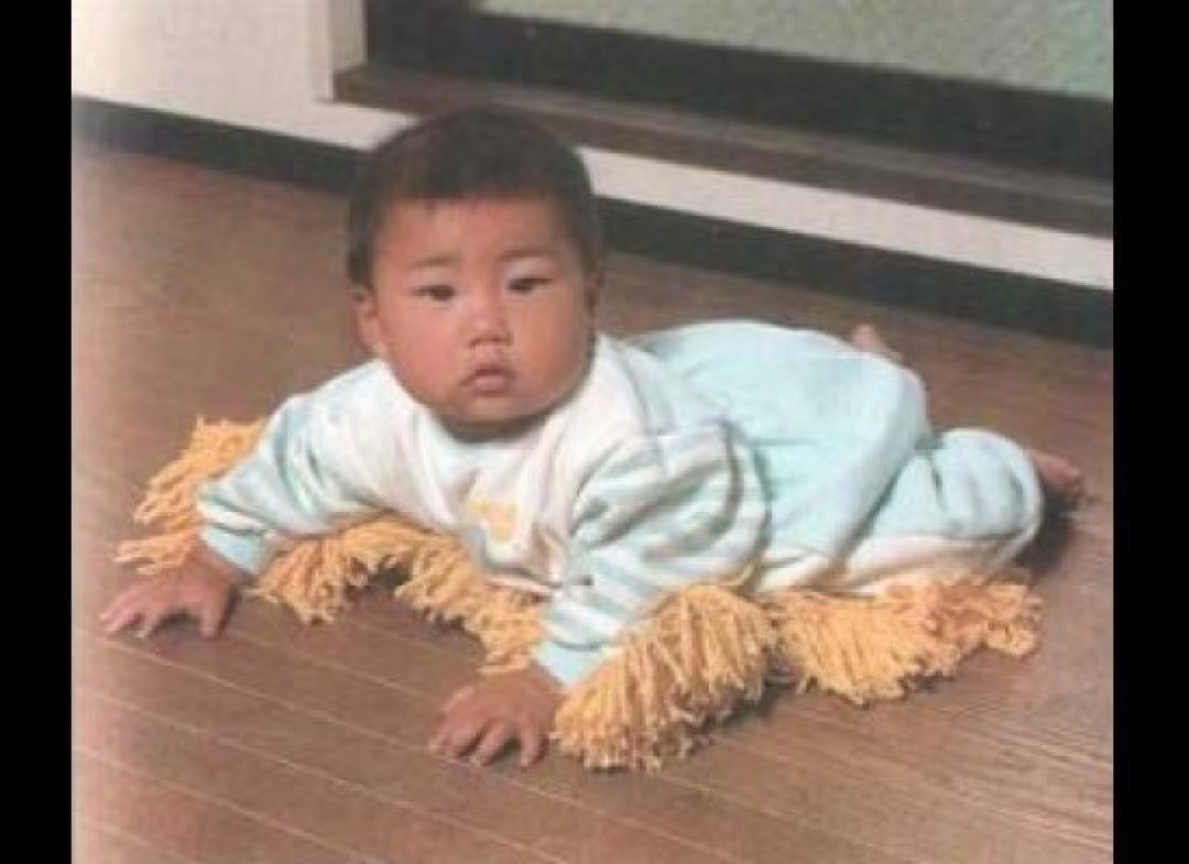 baby floor mop suit