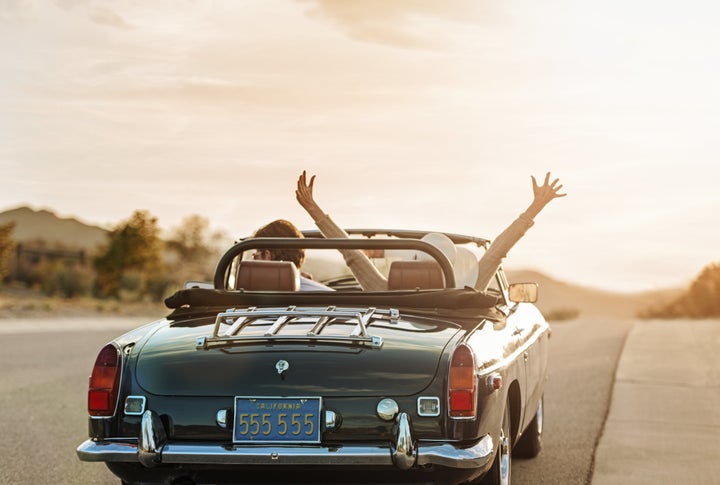 Mature Couple on Roadtrip