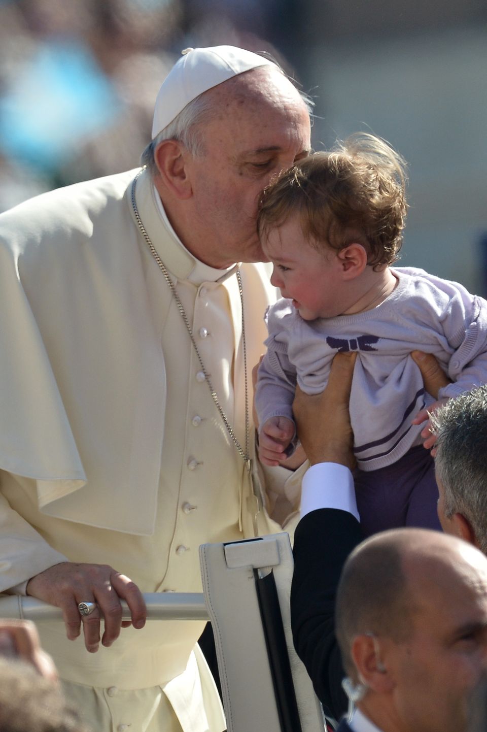 Pope Francis Kissing Babies